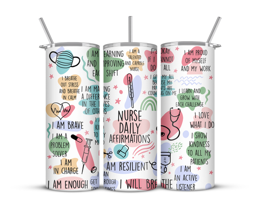 Nurse Affirmations Tumbler