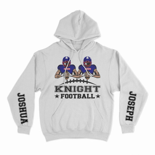 Custom Football Player Hoodie - 2 Player