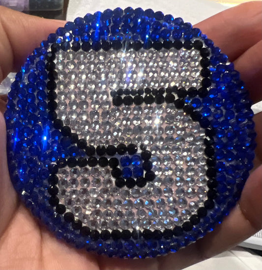 Rhinestone Player Buttons