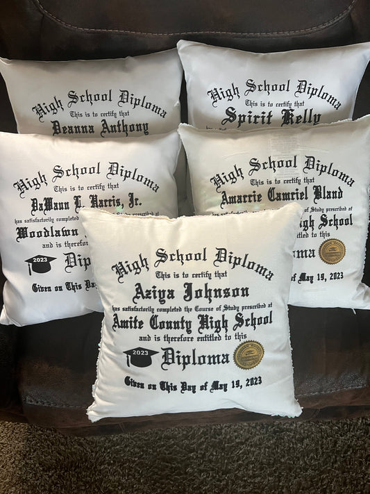 Diploma Pillow