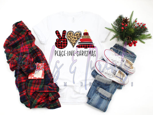 Peace Love Christmas Tee